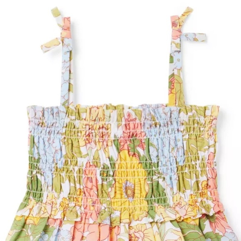 Janie and Jack Multicolor Floral Girl's Dress Size 8 - Picture 6 of 7